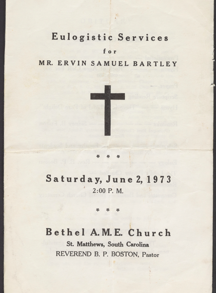 African American Funeral Program Cover